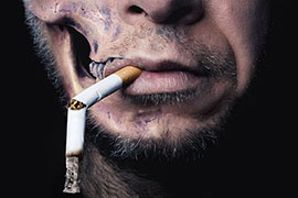 sigarayı bırakmak eriyen yüz
